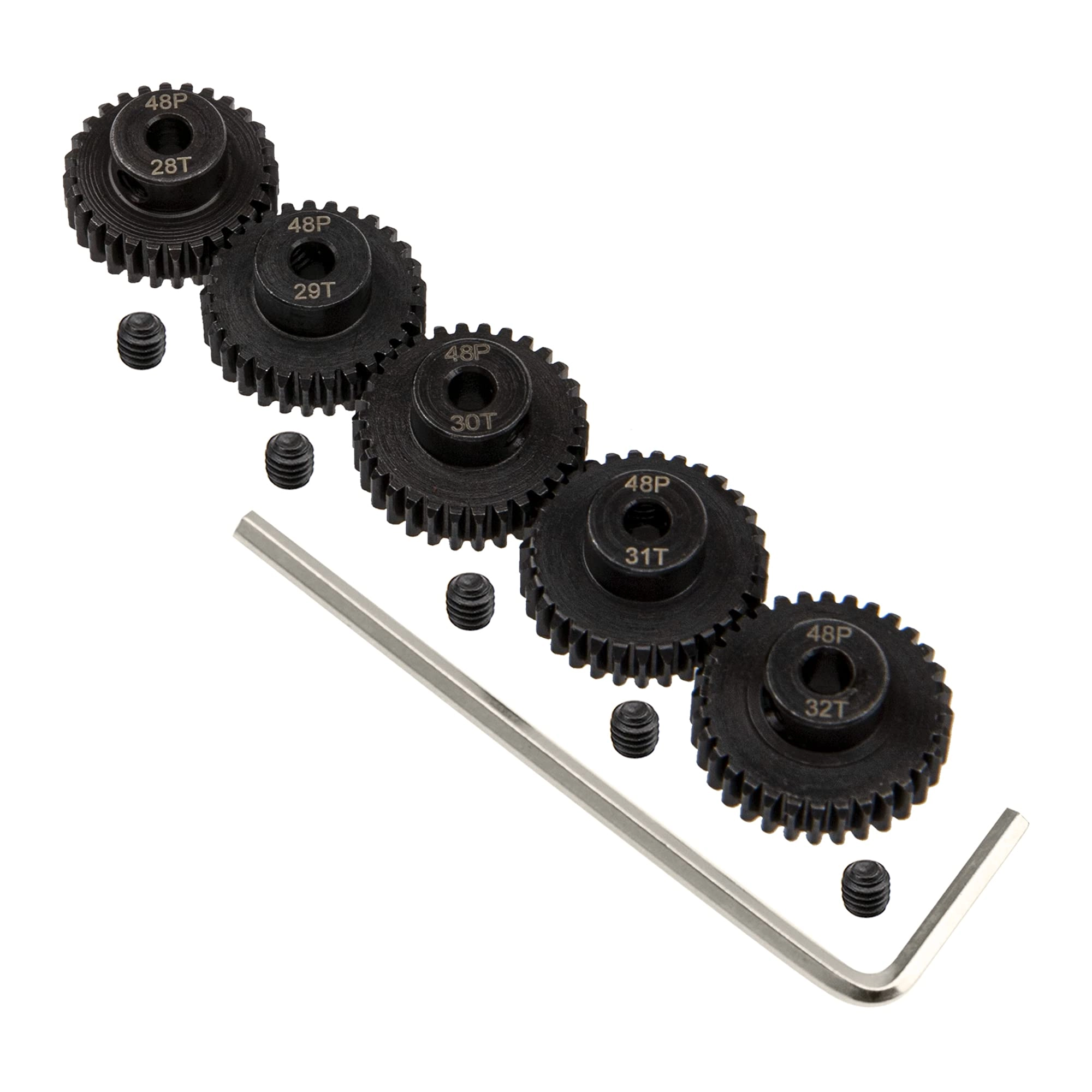 Share Goo 48P pinion gear set - 5Pc 3.175mm 28T-32T