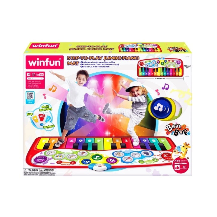 Winfun Step-to-Play Junior Piano Mat - 3 years+
