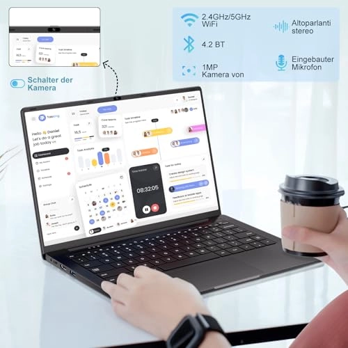 Laptop - 14'' Celeron N5095 8GB DDR4 256GB SSD