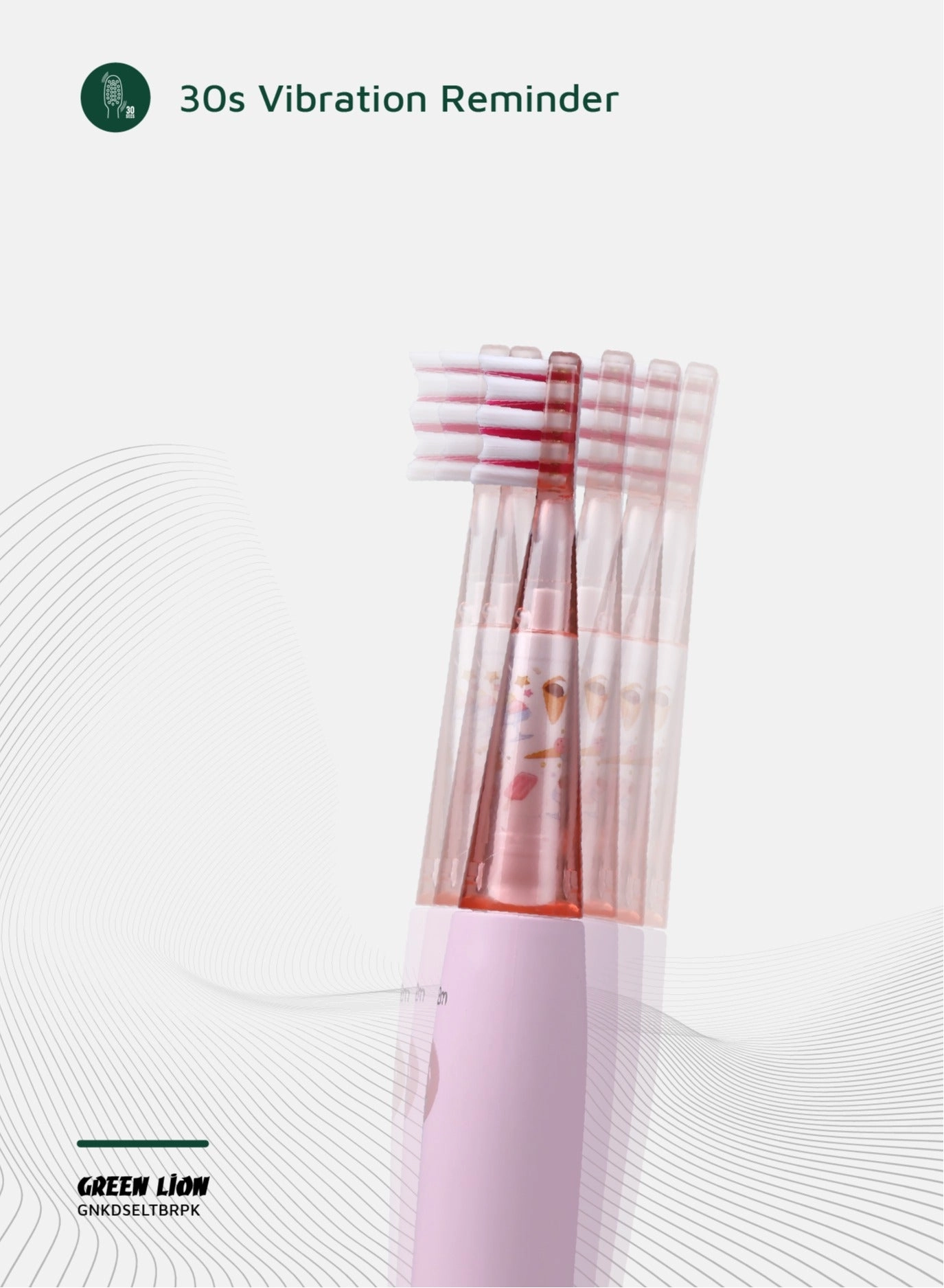 Kids Electric Toothbrush - 500 mAh 60 Days IPX7