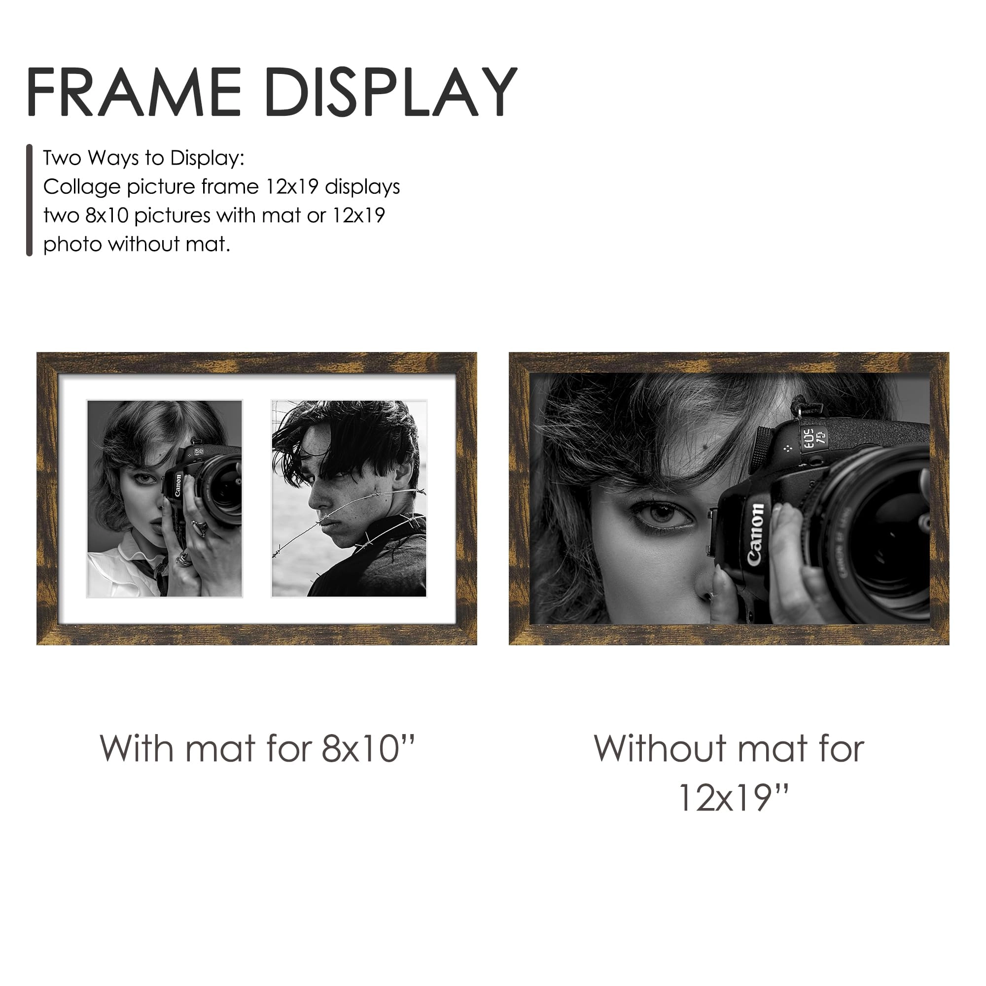 12x19 Double Picture Frame