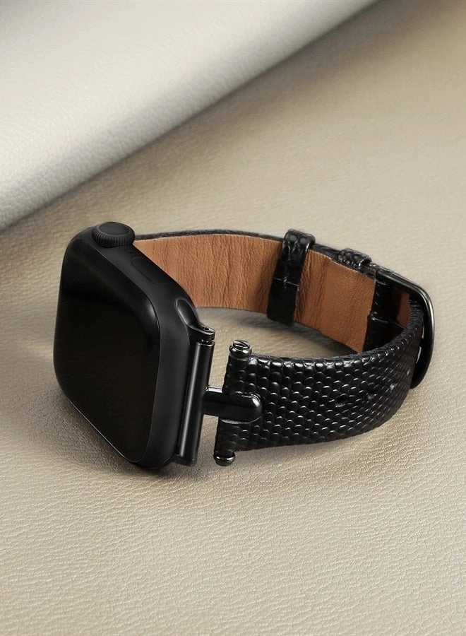 Leather Watch Band for Apple Watch Ultra, SE, Series 8, 7, 6, 5, 4, 3, 2, 1