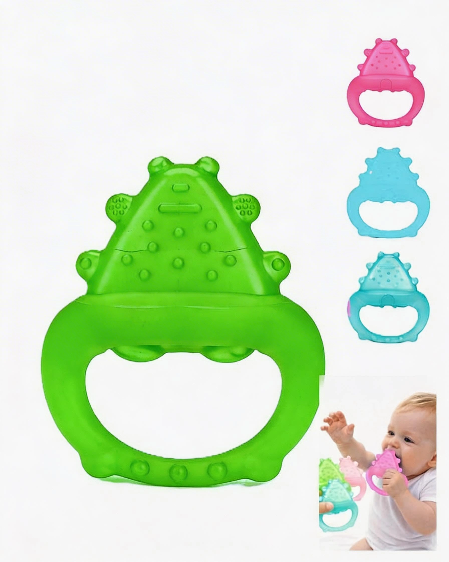 bzbee Freezable Teething Toys for Baby - Silicone