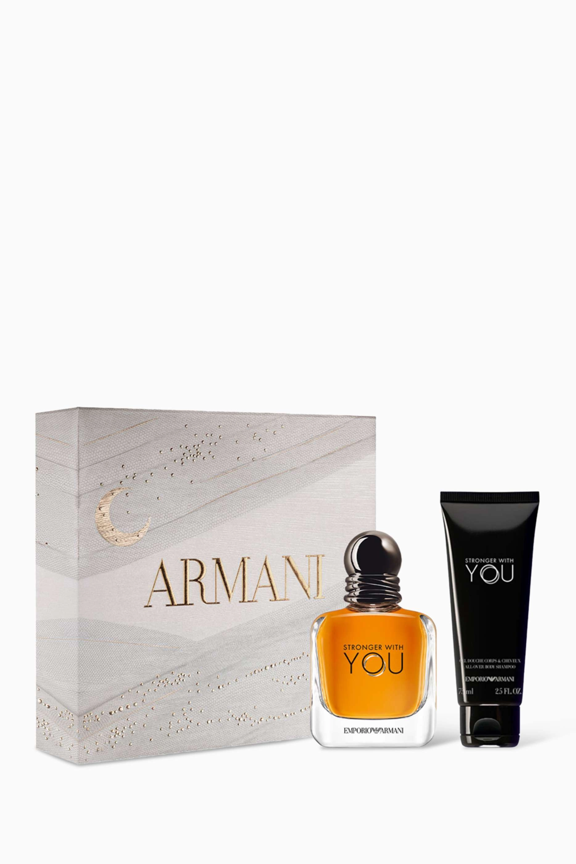 Stronger With You Eau de Toilette - 100ml + Stronger With You Eau de Toilette Travel Spray - 15ml + Stronger With You Shower Gel - 75ml