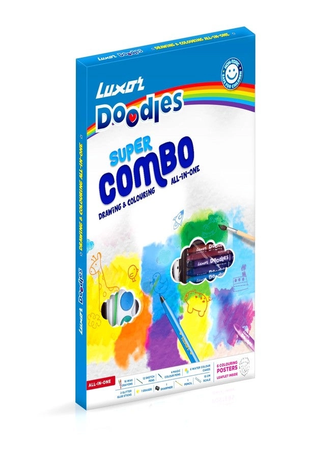 Luxor Doodles Super Combo Art Set