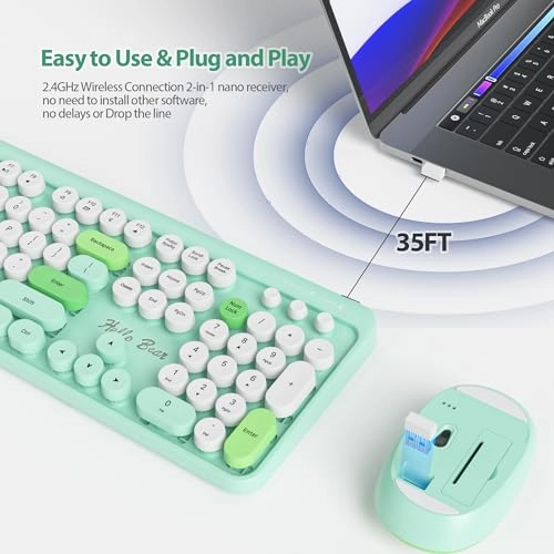Wireless Keyboard & Mouse Set - US Wireless
