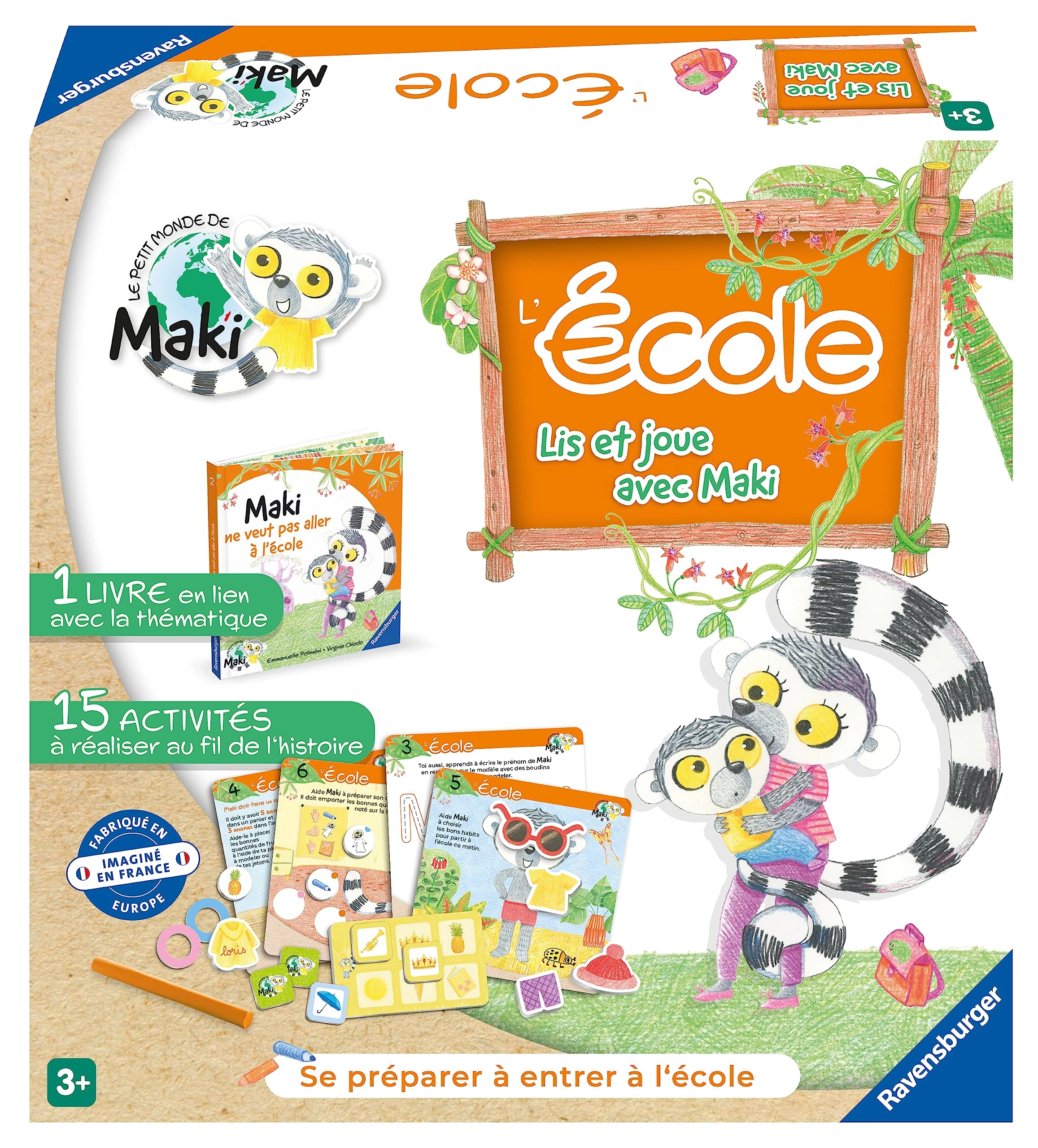Ravensburger Maki Will Not Go to School (French)