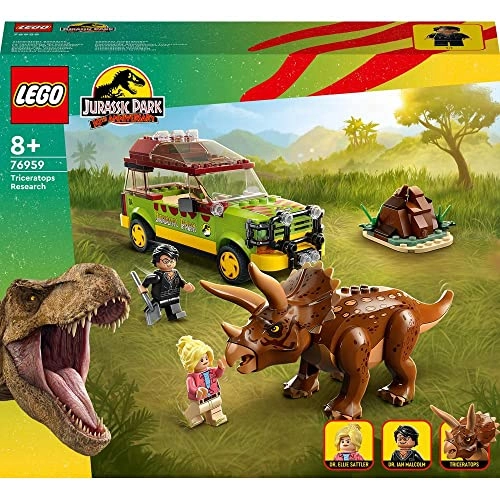 Jurassic World Triceratops Research (76959) - Ford Explorer Car Dino Figure