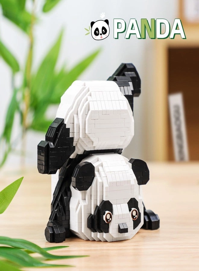 Cute Panda Mini Building Blocks - 1325 pcs
