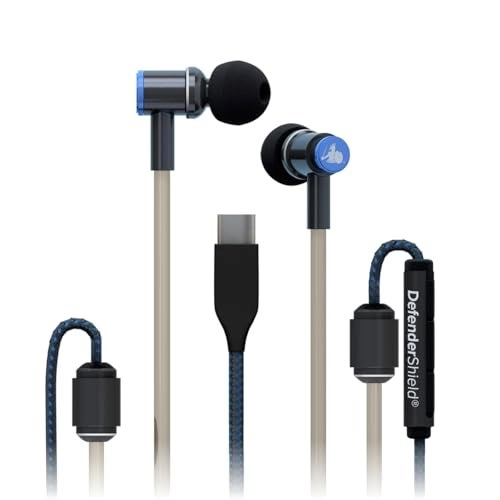 DefenderShield Air Tube Stereo Wired Earbud