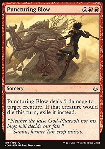 Wizards of the Coast Magic: The Gathering Puncturing Blow (106)