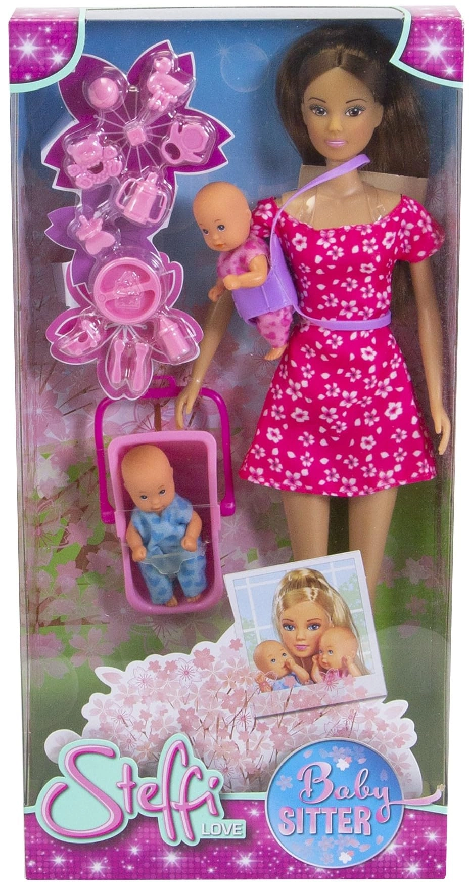 Simba Steffi Love Babysitter Doll Set - 11-inch Multicolor Ages 3+