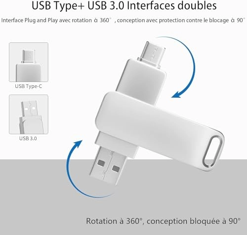 128 - USB 3.0 128GB USB-C USB-A
