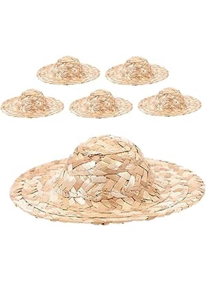 TOYANDONA Miniature Sombreros - 6pcs