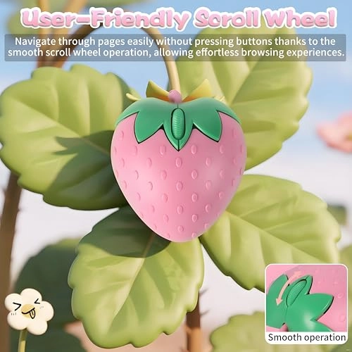 Cute Strawberry Wireless Mouse - Wireless