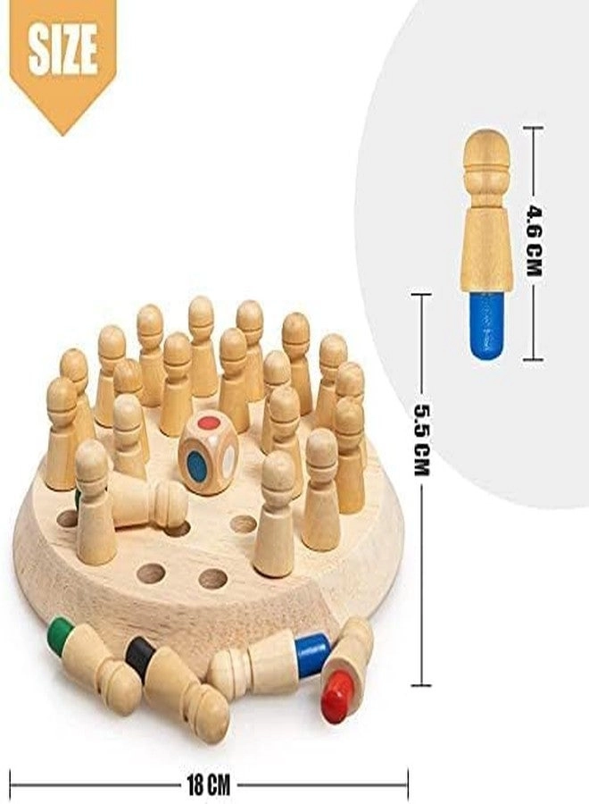 Wooden Memory Chess Game - 3+ 31 pieces