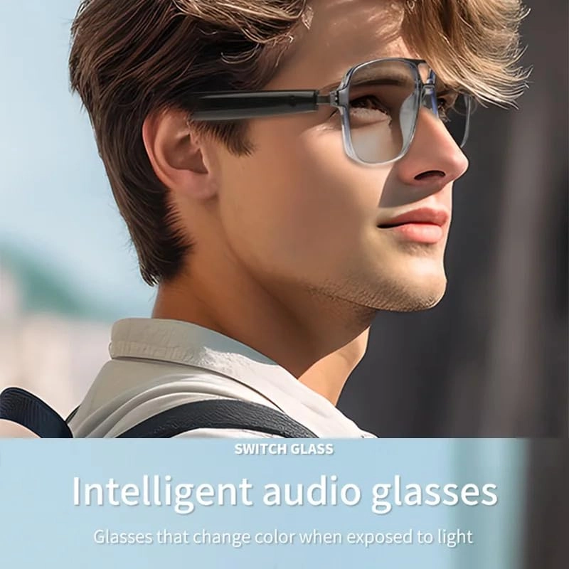 AI Smart Glasses - Real Time Translation Electrochromic lenses 320mAh battery