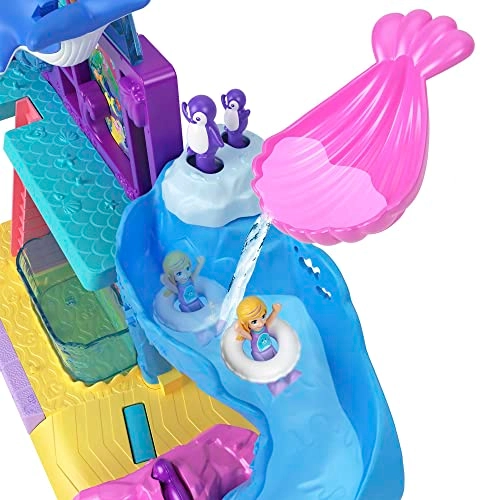 Pollyville Aquarium Set - 2 Dolls 11 Accessories Ages 3+