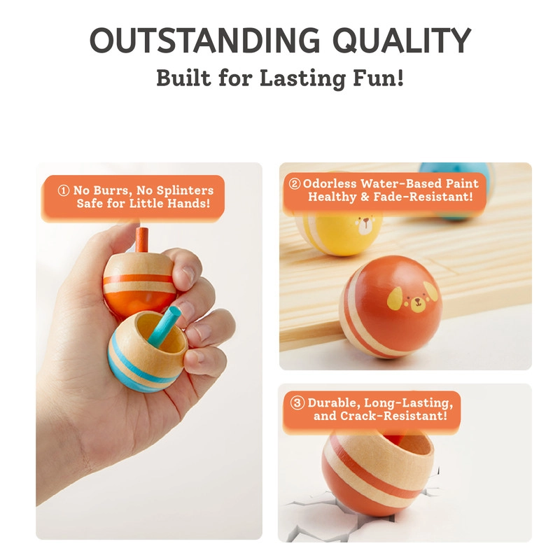 Spinning Top - Dancing Bear - Suitable for 3 years and above