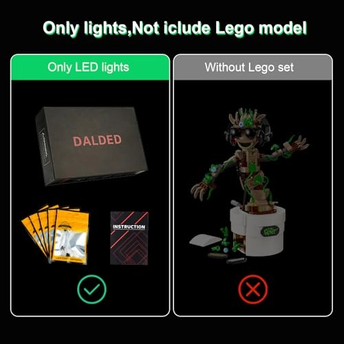 Light Kit for LEGO Dancing Groot 76297