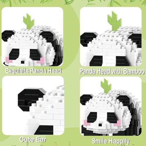 Panda Mini Building Blocks - 504 pcs/606 pcs