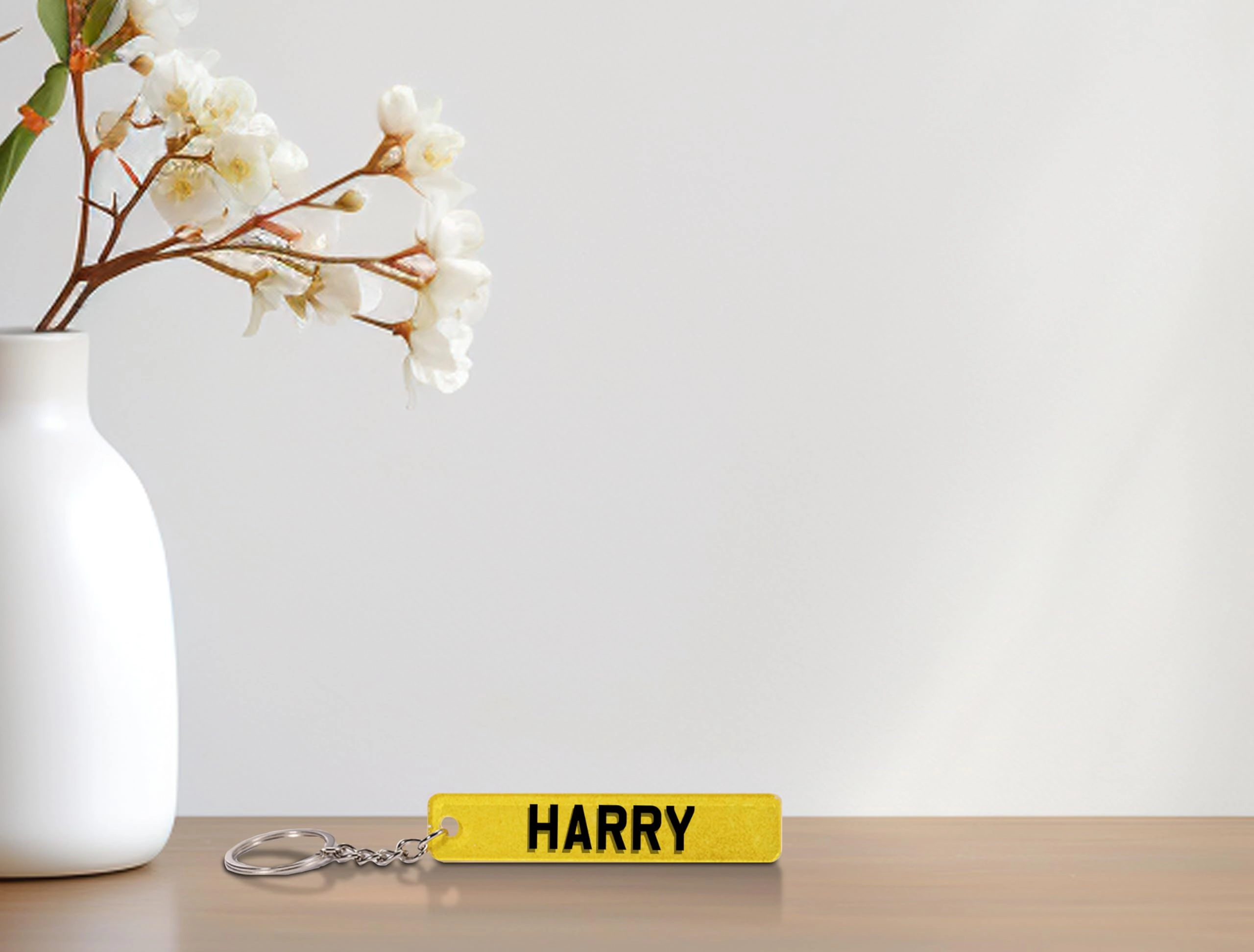 Number Plate Keyring - Number