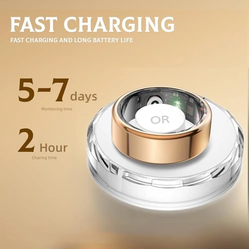 Smart Ring - Health Fitness Tracker 7-Day Battery
