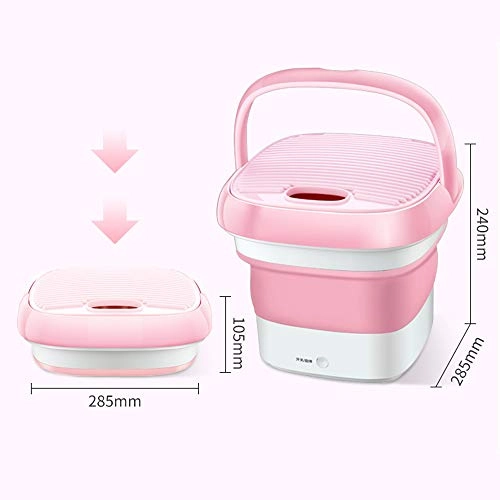 Portable Washing Machine,Turbine Folding Mini Usb Laundry Washer,Perfect For Apartments, Rvs And Small Space Living Shandongmt (Color : B)