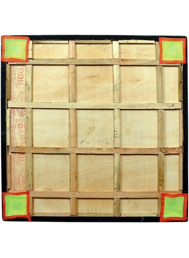 Carrom Board - Full Shiny Gloss Finish Coins Striker