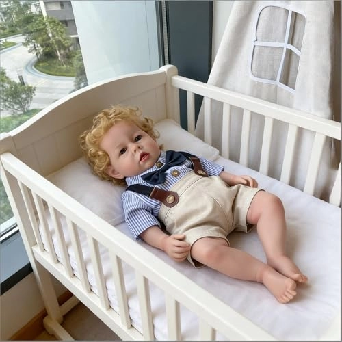 Liam Reborn Baby Doll - 20 inch Vinyl Boy Blonde Hair Ages 3+