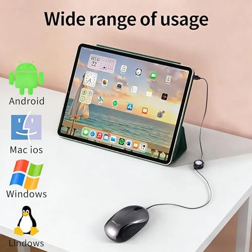 Wired USB C Mouse - USB