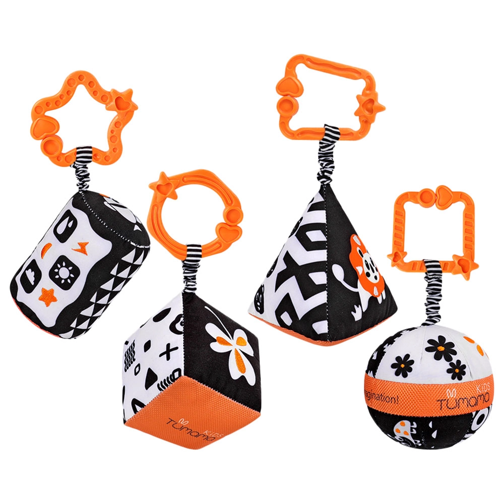 TUMAMA KIDS Hanging Rattle Set - Suitable for 3 months and above 4pcs