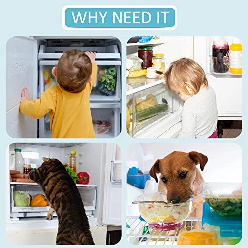 Child Proof Fridge Lock - single-door refrigerators