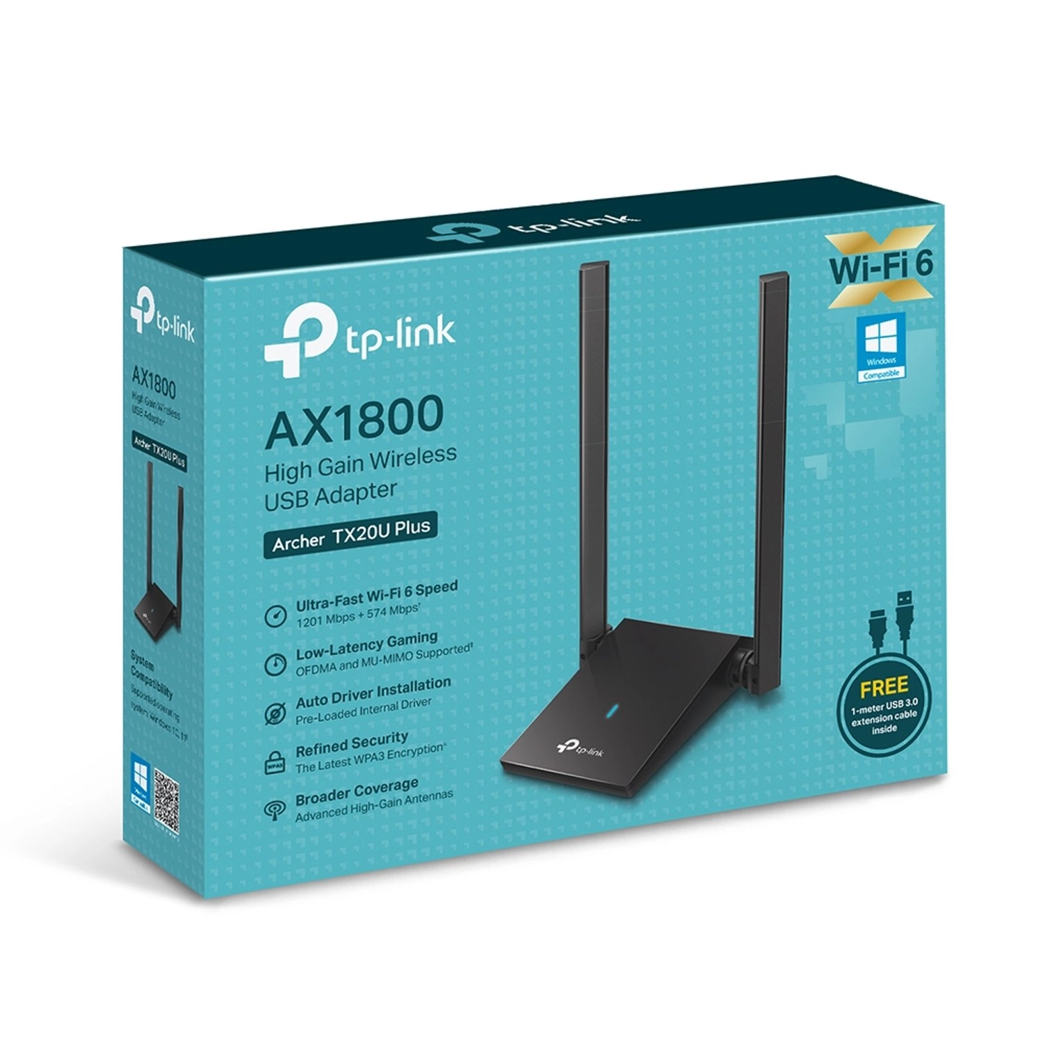 Archer TX20U Plus - Dual-Band (2.4 GHz, 5 GHz) USB Wireless