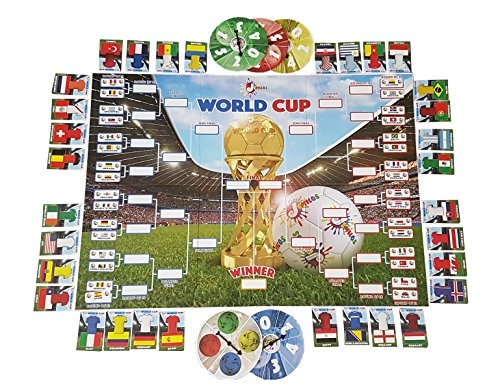 World Cup Football Family Party Board - 2 - 32 players Red,yellow 60.0-1188.0 months