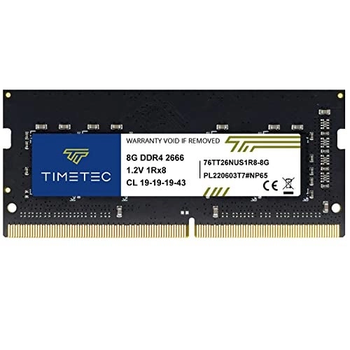 Timetec PC4-21300 - 8GB 2666MHz 260 Pin SODIMM DDR4