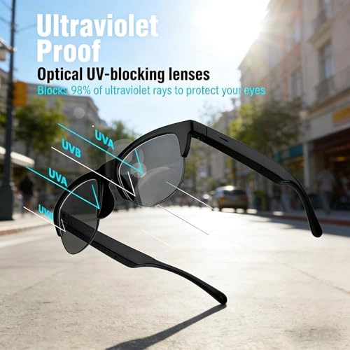 AI Translation Smart Glasses - 52MM ND2-400 Bluetooth