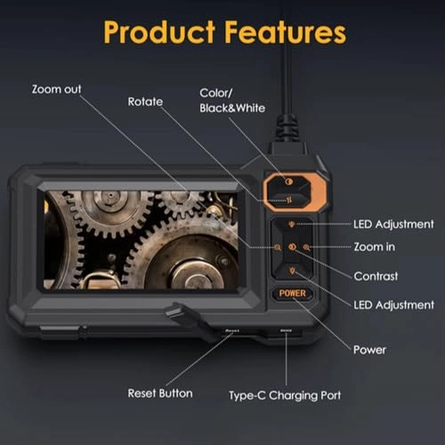 Mini Waterproof Endoscope - 8mm 1000mm