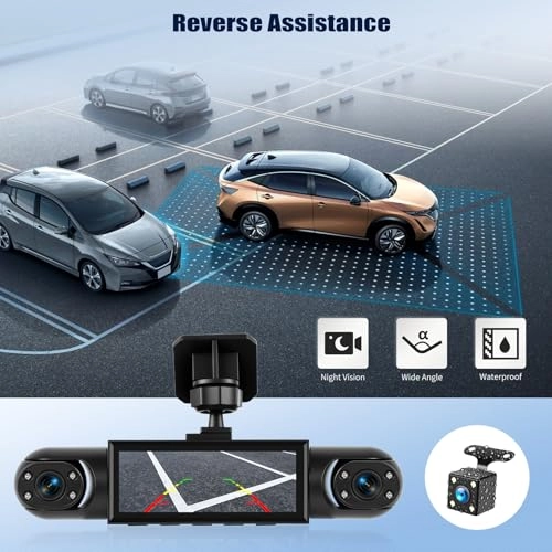 4 Channel Mirror Dashcam - 1080p