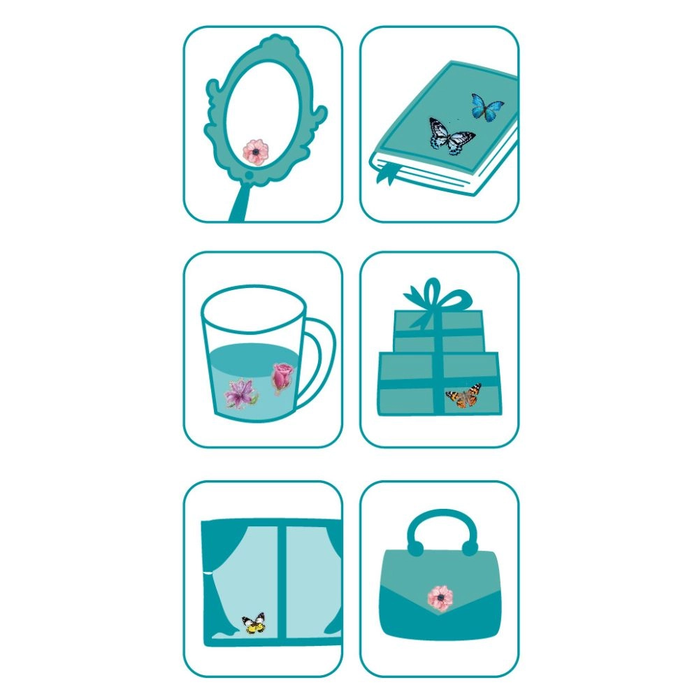 3D Stickers - 12Pcs