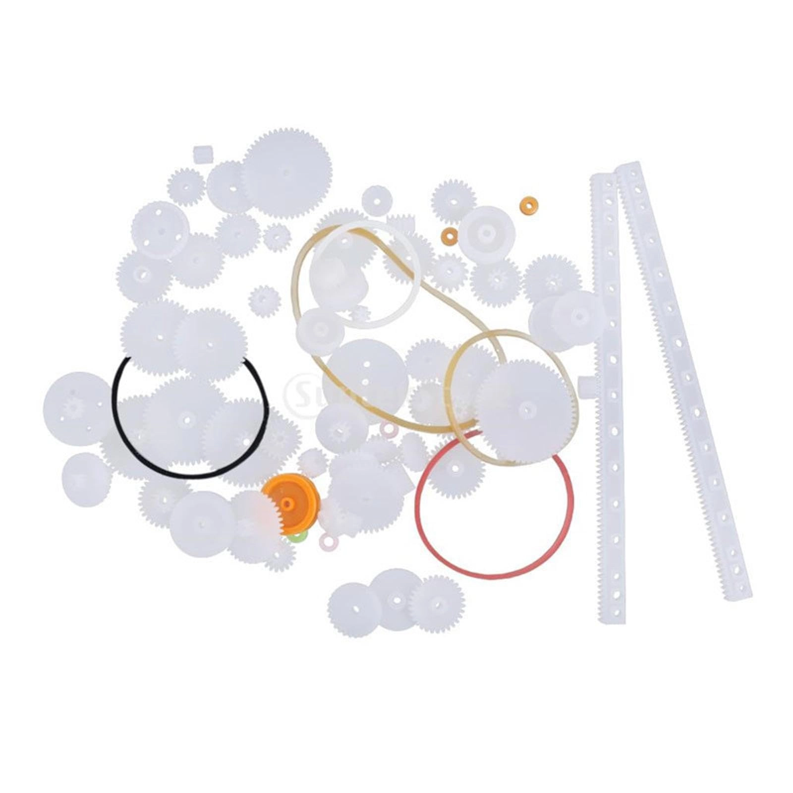 SEIWEI Gear Pulley Belt Crown Gear Set - 60 pcs