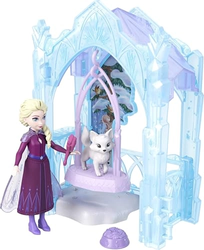 Elsa's ICY Animal Hideaway - Frozen Elsa small doll accessories Ages 3+