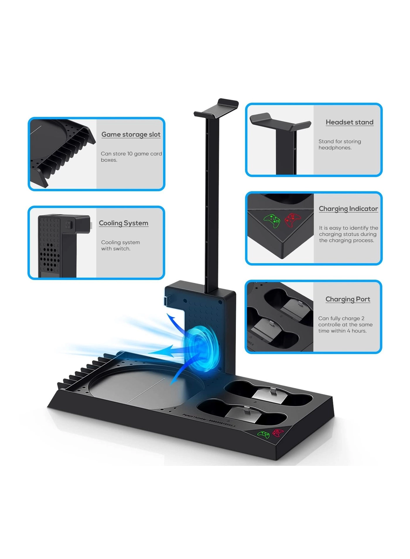 Vertical Cooling Stand - Xbox Series X