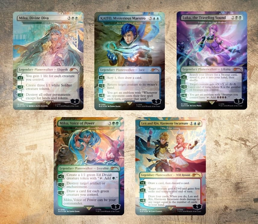 MTG Decks & More Secret Lair x Hatsune Miku: Electric Entourage - English 5pcs