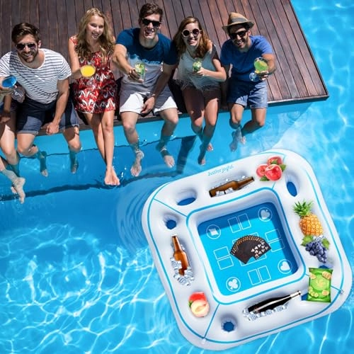 Floating Pool Games Table - Large Pool Game Table Set