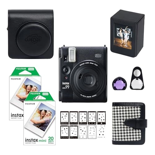 Mini 99 + 40 Shot Film + Case + Mini Album Wallet + Selfie Mirror Set + Film Stickers Set + Image Storage Case