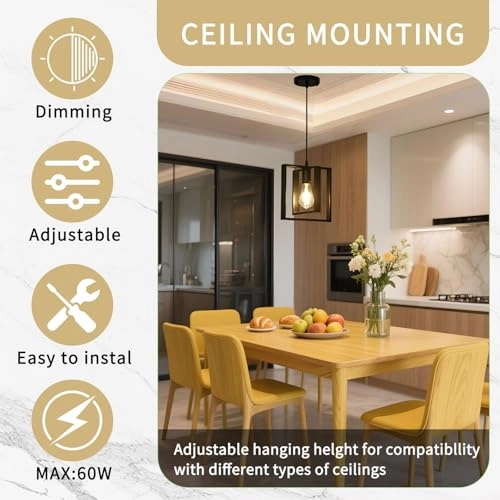 Kitchen Island Lighting - Dimmable