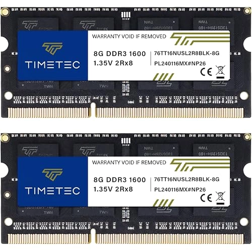 Timetec MAC RAM - 16GB 1600MHz 204-Pin DDR3L
