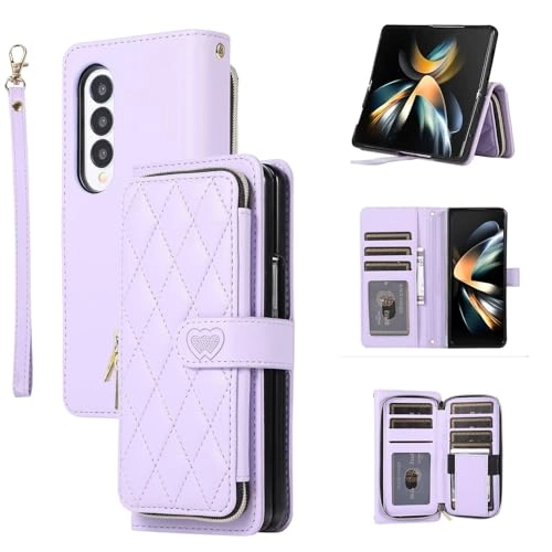 Case for Samsung Galaxy Z Fold4 - Faux Leather Folio Case