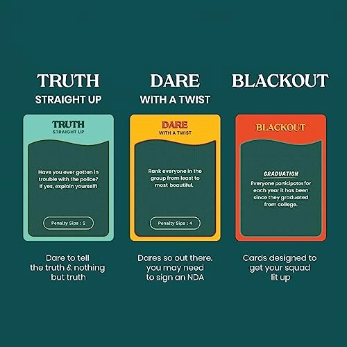 Thirsty - Card Game - 170 cards 3 categories